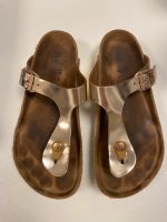 Birkenstock Gizeh Gr. 37 Metallic Copper Getragen Nordrhein-Westfalen - Ascheberg Vorschau