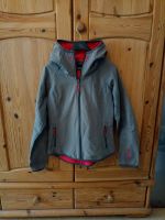 BENCH Jacke Gr S grau rot  Windjacke Übergangsjacke Vlies Futter Baden-Württemberg - Gundelfingen Vorschau