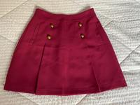 Damen Rock Mini Amisu Gr. 36 dunkelrot / bordeaux wie neu Sachsen - Böhlen Vorschau
