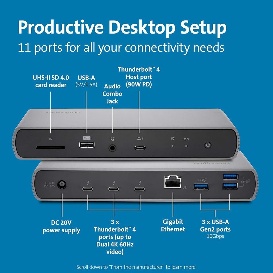 Dockingstation Thunderbolt™ 4 in Glashütten