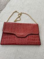 Vintage Tasche Clutch rot leicht glänzend prägu Buchholz-Kleefeld - Hannover Groß Buchholz Vorschau