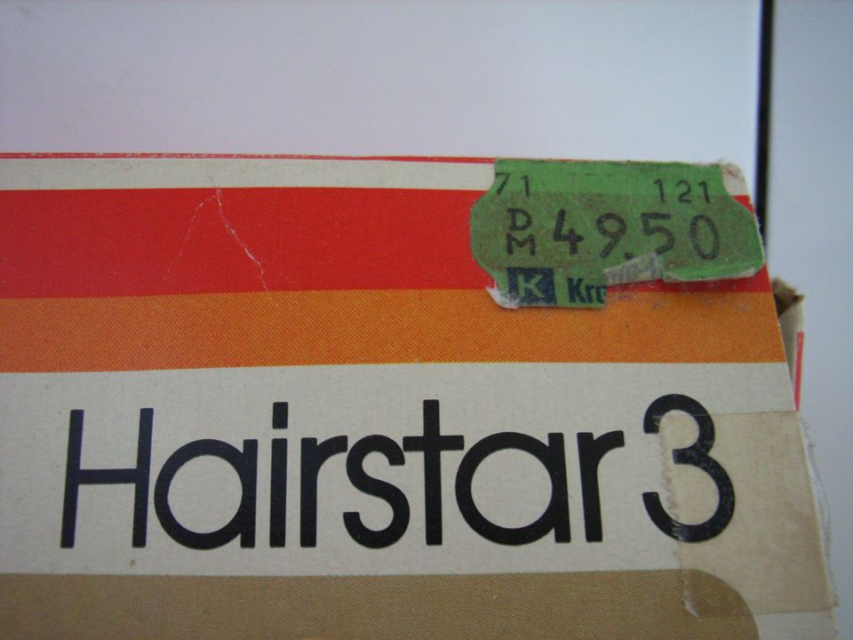 1 Fön  Krups Hairstar 3 Vintage Orange in OVP in Waldburg