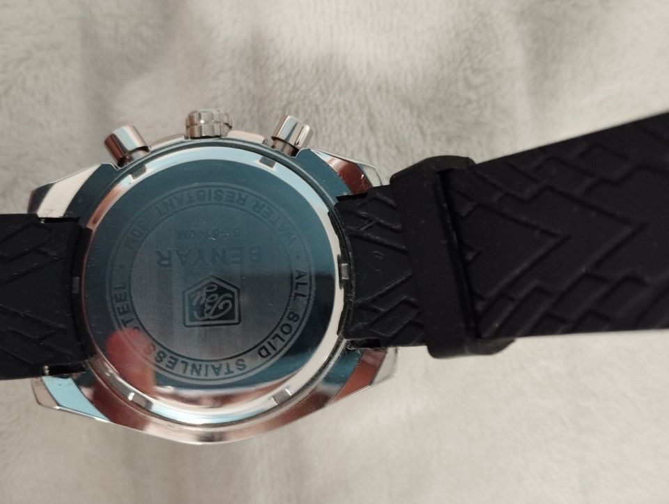 Benyar Herrenuhr Chronograph Uhr Armbanduhr Markenuhr in Brüheim