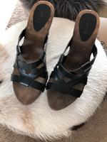 Bronx Clogs Leder Schwarz Größe 39 Nordrhein-Westfalen - Gladbeck Vorschau