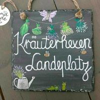 ❤ Kräutergarten, Schild, Hier landen die Kräuterhexen, FP€ 25,00* Nordrhein-Westfalen - Dinslaken Vorschau