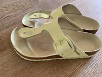 Birkenstock Gizeh Big Buckle, Gr.40 Lemon Niedersachsen - Bad Zwischenahn Vorschau