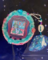 Hülle Cover passend für alle Tamagotchi pink blau mit Perlen Saarland - Sulzbach (Saar) Vorschau