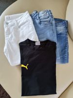 Jeans 3/4 Gr. 158 Gr. 164  3. Jeans 1. T- Shirt 4. Teile Nordrhein-Westfalen - Balve Vorschau