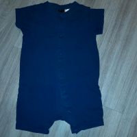 Schlafanzug Pyjama kurz Shorty Einteiler Gr. 80 Jungen dunkelblau Nordrhein-Westfalen - Bad Lippspringe Vorschau