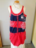Tunika Kleid Soccx Blue Gr XL rot blau Versand Bayern - Landshut Vorschau