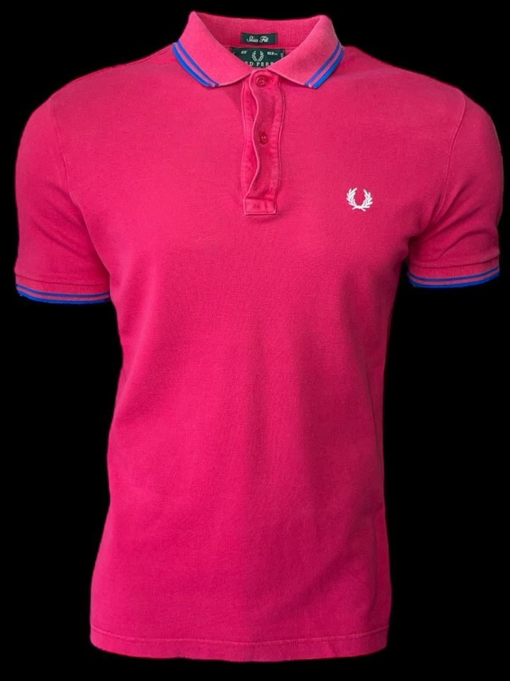 FRED PERRY Herren Casual Poloshirt Baumwolle Slim Rose 3149 Gr.S in Hannover