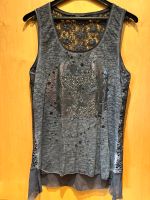 Tredy Top Longtop Dunkelblau Nieten Rock n Roll 40 Neu Nordrhein-Westfalen - Minden Vorschau