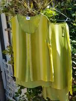 Kleid grün gelb Madeleine 44 Viskose leicht Sommer Zweiteiler Nürnberg (Mittelfr) - Oststadt Vorschau