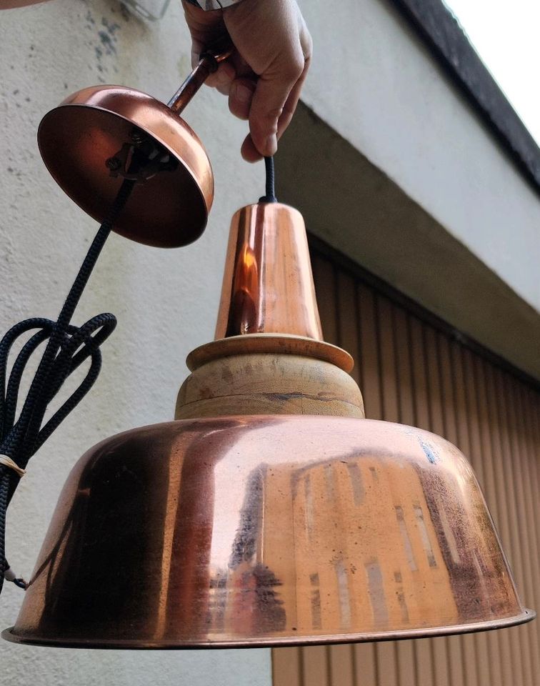 2 Stück Kupferlampen Hängeleuchten ideal für Loft Designer in Gelsenkirchen