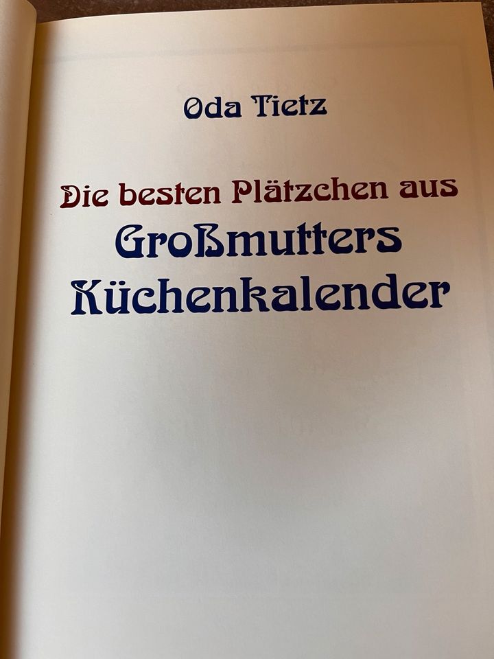 Die besten Plätzchen aus Großmutters Küchenkalender in Niestetal