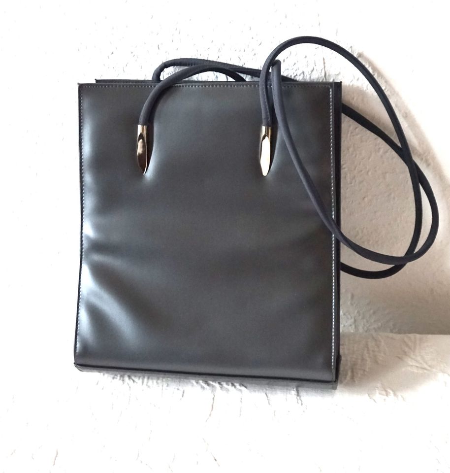 Handtasche anthrazit metallic in Rehburg-Loccum