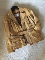 Superweiche Damen Lederjacke echt Leder Jacke Gr. 36 Farbe Camel Baden-Württemberg - Ratzensägmühle Vorschau