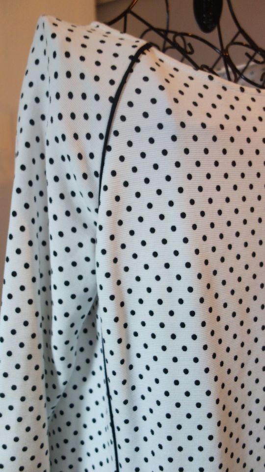 BETTY BARCLAY Damen Pullover Gr. 40 gepunktet schwarz weiß in Döhlau