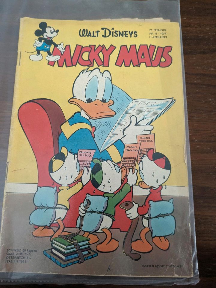 Comics 1950er und 1960er Jahre - Walt Disney Micky Maus in Langenfeld