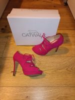 Catwalk High Heels Gr 37 Pfennigsabsätze in Pink Nordrhein-Westfalen - Alsdorf Vorschau