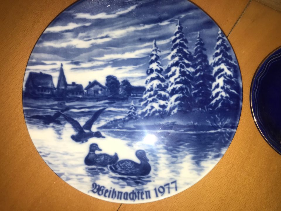 Deko - Teller mit Motiv: Weihnachten 1977. in Leipzig