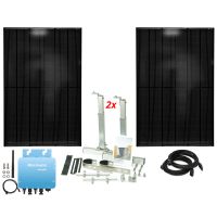 820 Watt Balkonkraftwerk 2x 410W Solar-Panele mit Wechselrichter Frankfurt am Main - Fechenheim Vorschau