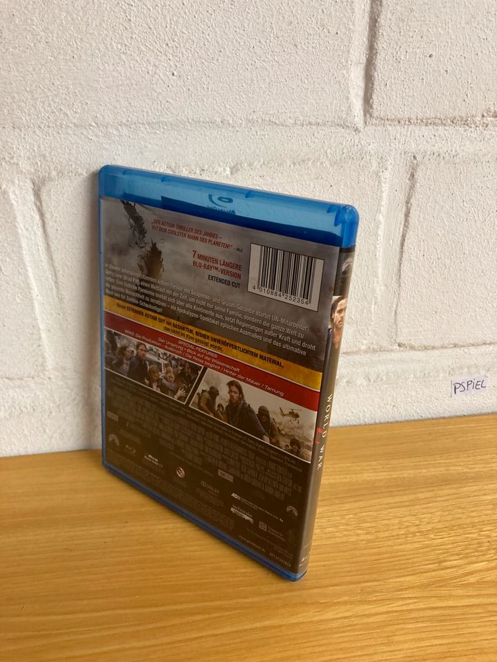 Bluray World war Z Extended Cut in Meerbusch