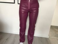 Neue Lederhose Hosbjerg everlyn pant Gr. S burgundfarben Nordrhein-Westfalen - Essen-Margarethenhöhe Vorschau