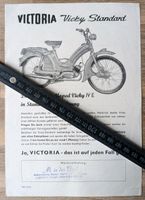 Moped-Werbeblatt über die Victoria Vicky Standard IV E Bayern - Regensburg Vorschau