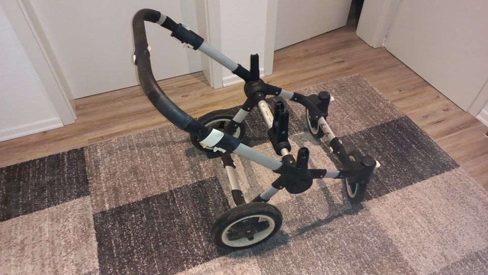 BUGABOO Kinderwagen Duo/DonkeyTwin Petrol/Schwarz + viel Zubehör in Schlüchtern