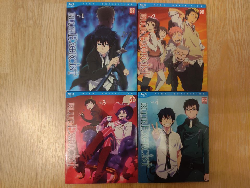 Anime Blue Exorcist - Staffel 1 - Vol. 1-4 - Blu-ray in Dresden