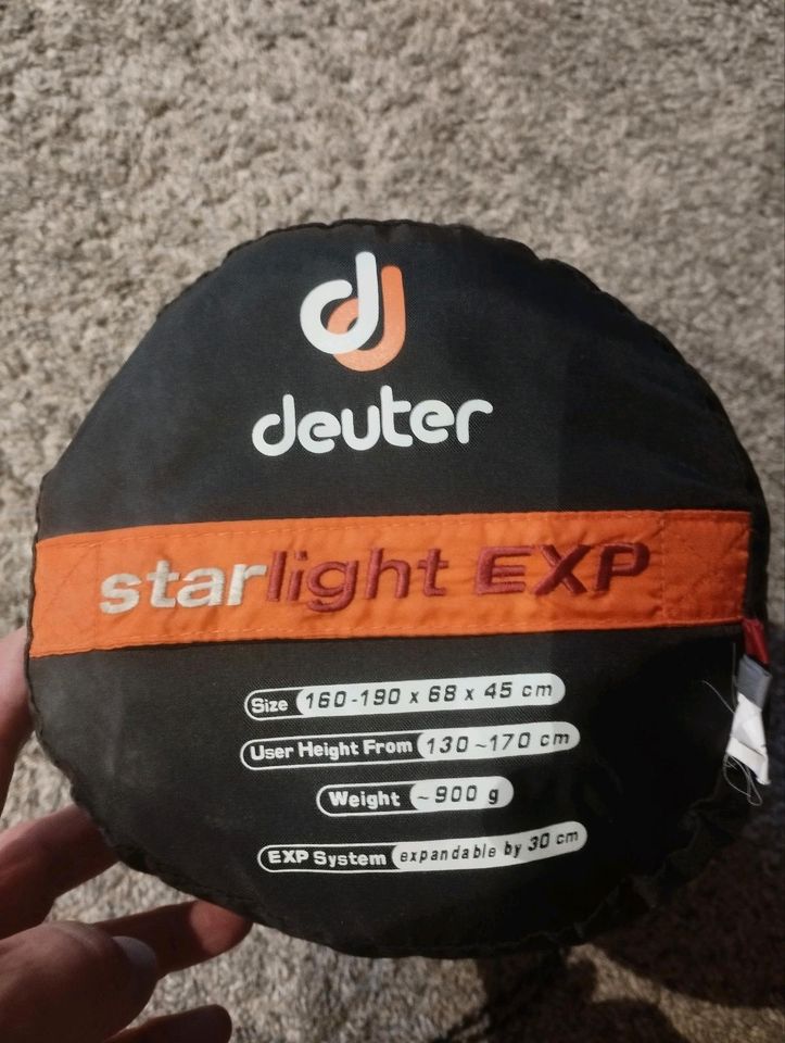 Deuter Star Light EXP Schlafsack zu verkaufen!! in Bühlertal