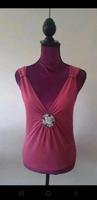 Oberteil Shirt Top Strass Boho himbeere 38 München - Laim Vorschau