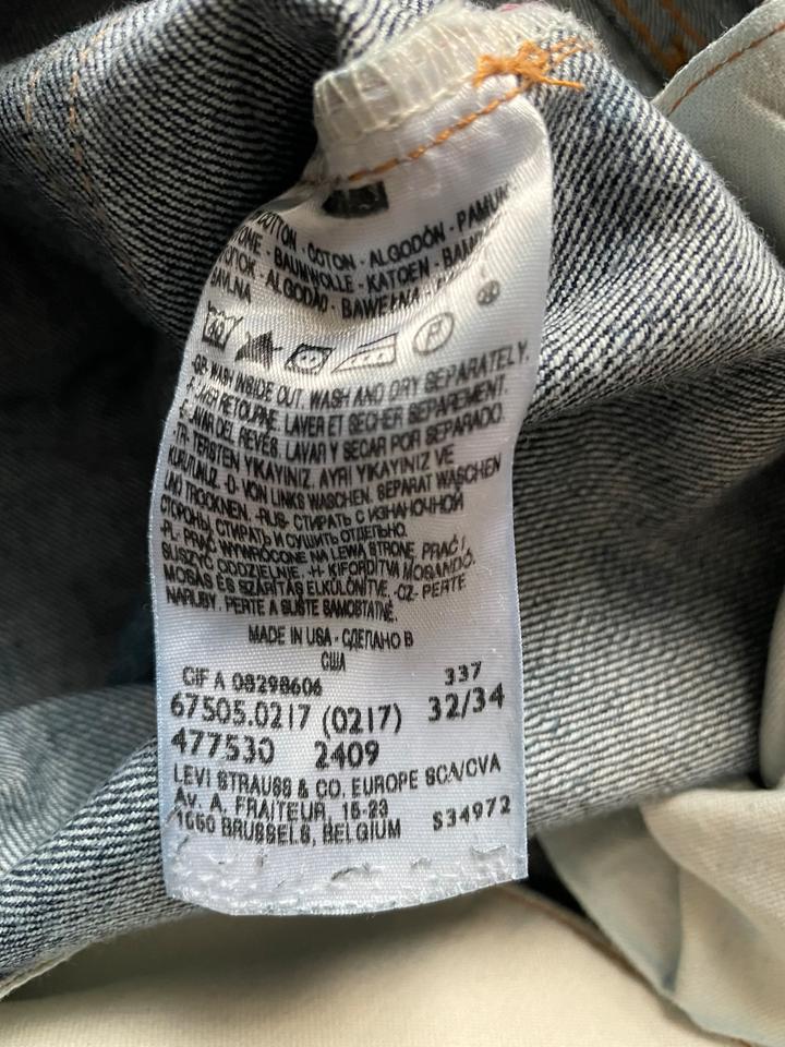 Levis 1967 505-0217 Made in USA Selvedge Jeans W32 L34 in Herxheim bei Landau/Pfalz