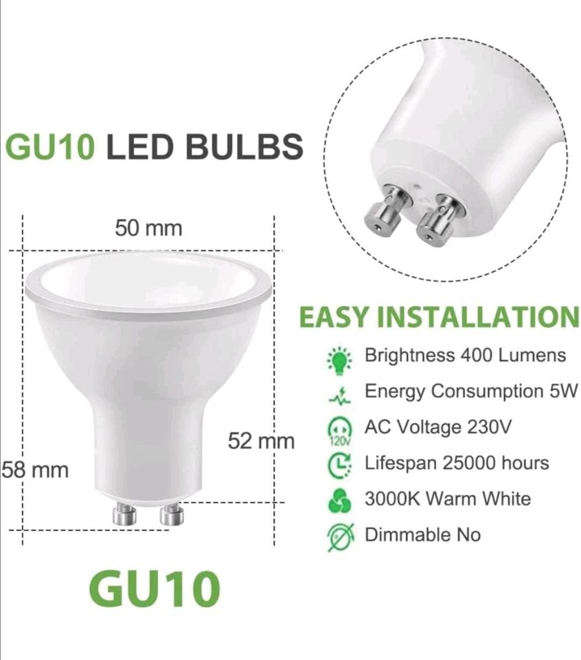 GU10 LED Lampe 6 Stück NEU❗️ ❗️ in Alfeld (Leine)