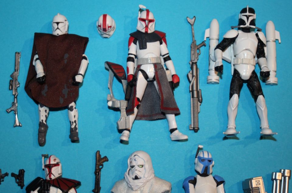 Star Wars Hasbro Clone Trooper Faie Fordo Hawkbat Legacy Figuren in Düsseldorf