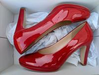 Damenschuh rot, Gabor, Lack, 70mm Absatz, Gr. 39 Nordrhein-Westfalen - Meerbusch Vorschau