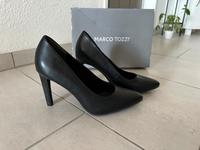 Marco Tozzi Pumps High Heels schwarz Gr. 38 Echt Leder Hessen - Rüsselsheim Vorschau