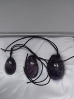 Yoni Eier 3 Stück aus Amethyst von Natural Self NEU Bayern - Augsburg Vorschau