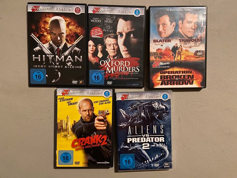 5 Filme auf DVD, u.a. Crank 2, Hitman, Operation: Broken Arrow… in Tornesch