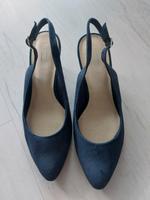 Sling Pumps, dunkelblau, Wildleder, Gr. 37, neu! Bayern - Dietmannsried Vorschau