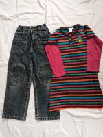 Kleiderpaket, Jeans (D & C) plus langärmeliges Kleid Gr. 116 Sachsen - Markranstädt Vorschau