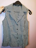 Schwarz weiße Weste / Bluse von Fabiani Bayern - Großostheim Vorschau
