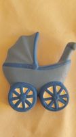 12er Set Keramik Kinderwagen blau 7cm mit Klebepunkt Dekoration Niedersachsen - Beedenbostel Vorschau