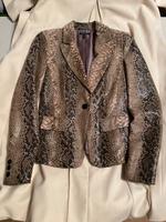 Lederjacke, Blazer, Schlangenleder- Optik, echt Leder Hessen - Ronshausen Vorschau