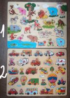 Steckpuzzle XL, 1x Tiere und 1x Fahrzeuge, Preis pro Puzzle Hessen - Echzell  Vorschau