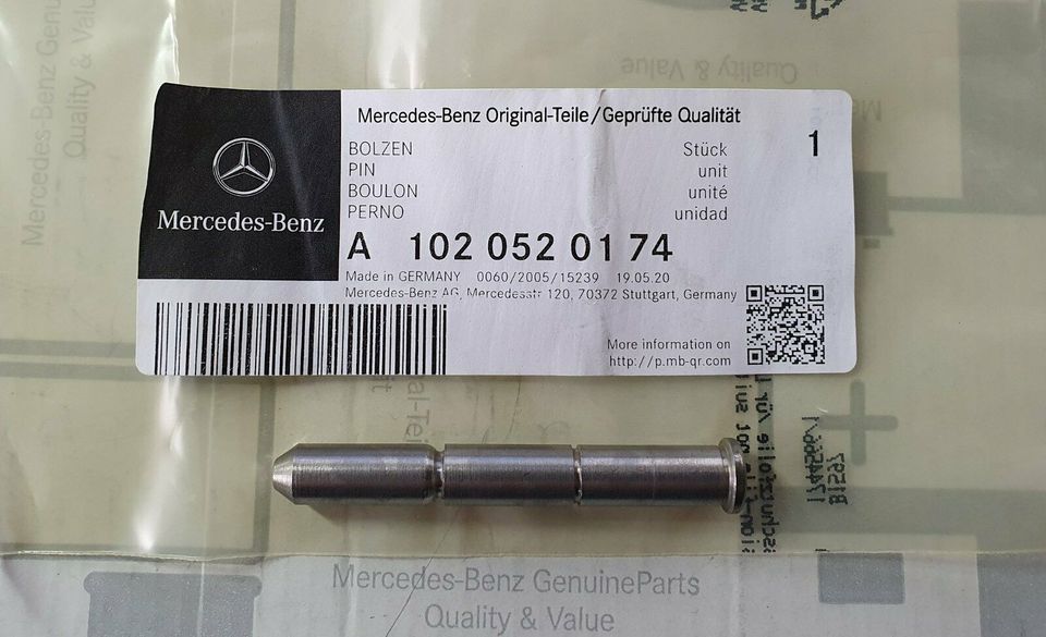 /692/ Mercedes-Benz Lagerbolzen Steuerkette Stift W123 W124 W201 in Barsbüttel