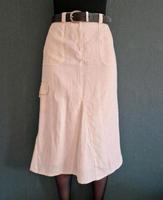 BASLER True Vintage Midi Rock, Beige / Creme aus Leinen, Größe 36 Niedersachsen - Achim Vorschau