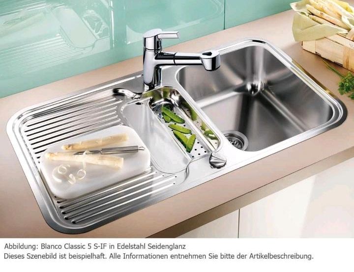 Küchenspüle, Edelstahlspüle, Abwaschbecken von Blanco, neu in Senftenberg