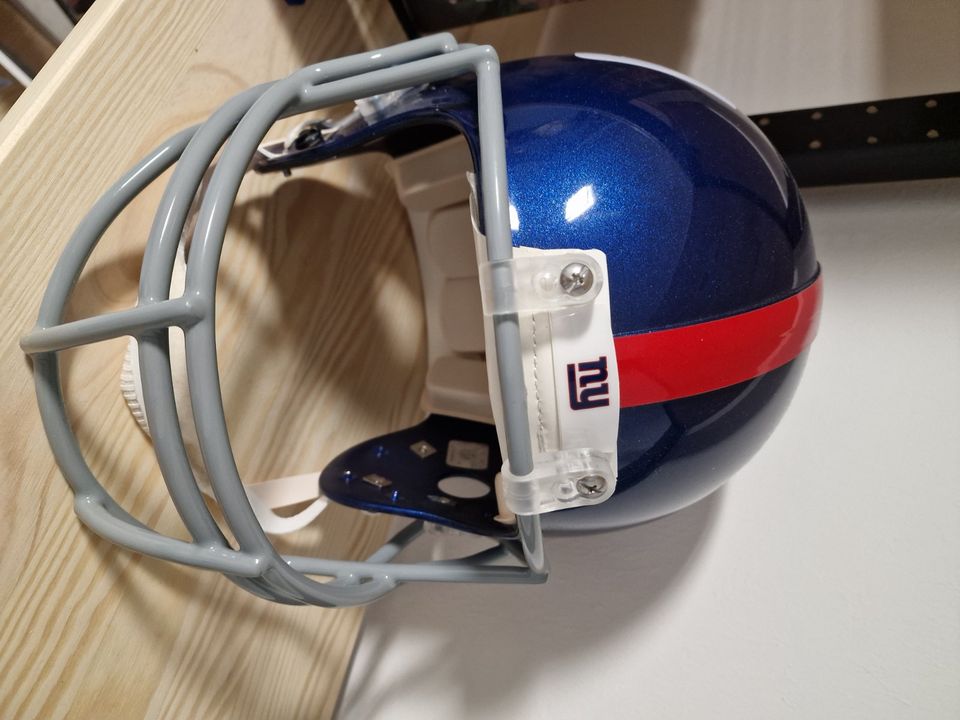 NFL Fullsize Helm - NY Giants - New York - Collins - signiert in Dahlewitz